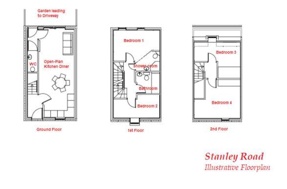 Stanley Sparkle Stays - 4Brooms, 4Beds, Prkg, Wifi Liverpool Exterior photo